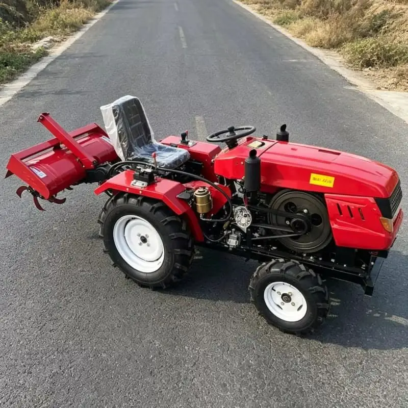 

Customized Standard CE Certified Four-wheel Agricultural Equipment, All-scenario Farm Cultivation Rotary Tiller