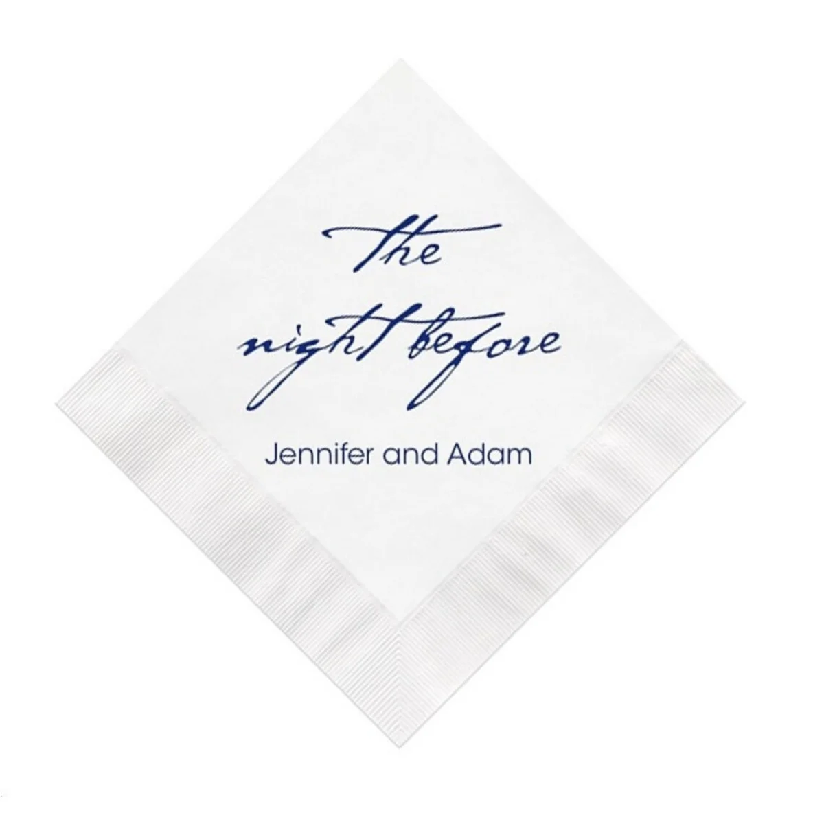 

50pcs The Night Before Rehearsal Dinner Wedding Napkins Personalized Modern