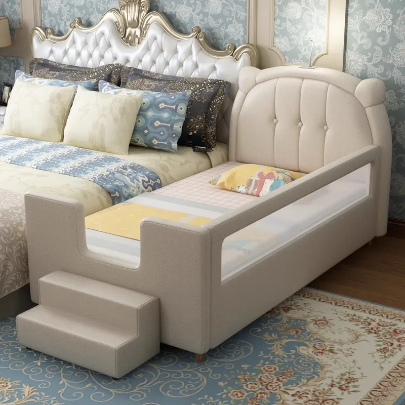 Tech fabric, kindergarten splicing beds, widened railings, upholstered beds
