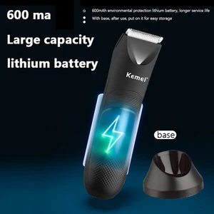 Kemei Leistengegend Pena Seitenschneiderschneider Klingen Test Dwaterfestes Wasser Wasser Trocken Clippers Körper Haare Finale Hygiene Rasiermesser 10 Hauptverkaufskeramik Schuld - №7