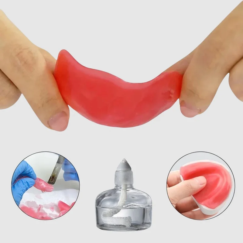 

Red Wax Sheet, Fit Dental Prosthesis Professional Technician, Dental Supplies Teaching Model Dental Auxiliary Materials S/M/L
