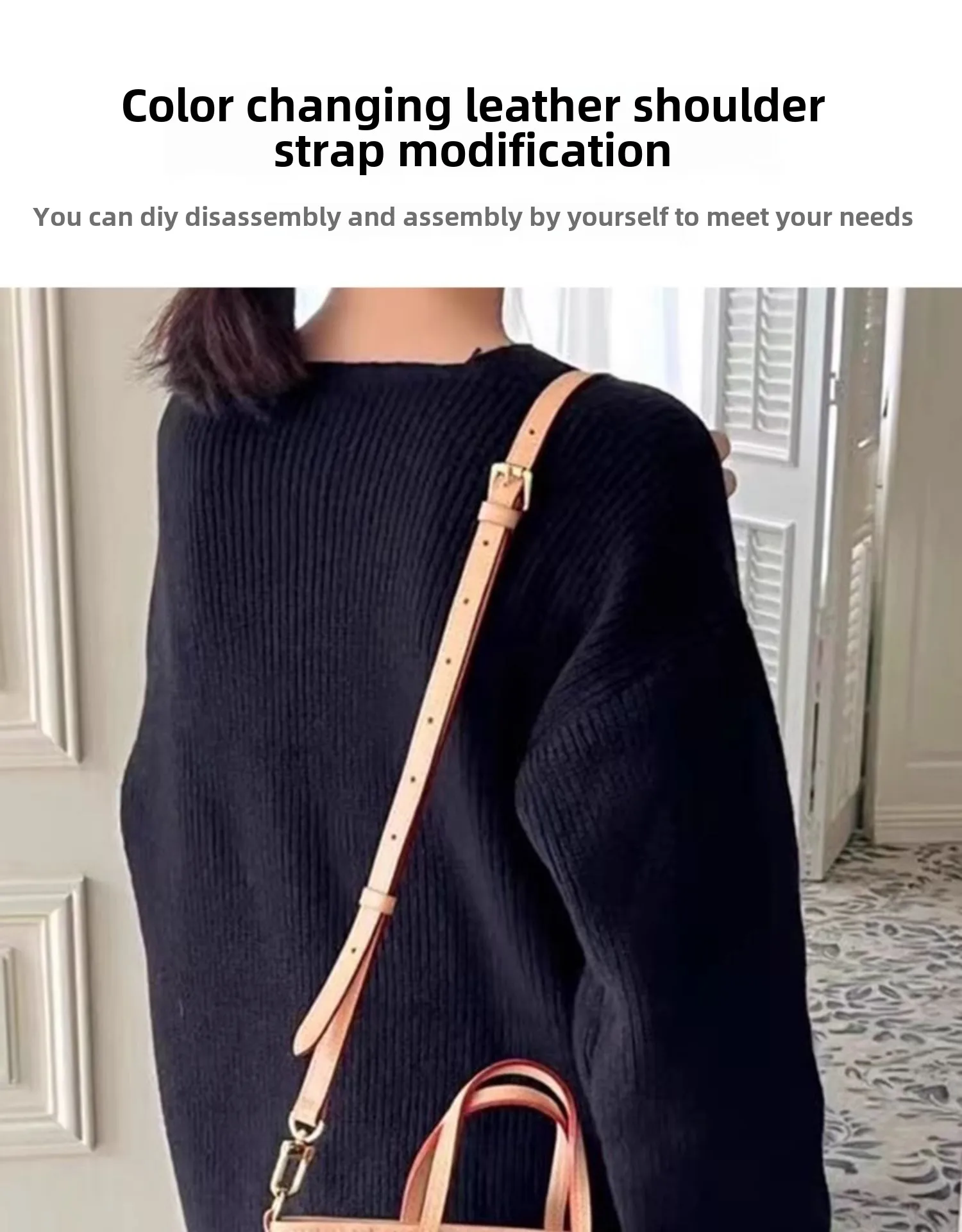 Master Bag Spare Part  Sp 20 Vegetable Tanned Leather Shoulder Strap Bag Strap Replacement And Modification Accessories