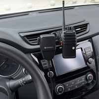 Car holder for two way radios and hand PTT mic speaker in car Mount Stand walkie talkie Bracket in Car Air Outlet