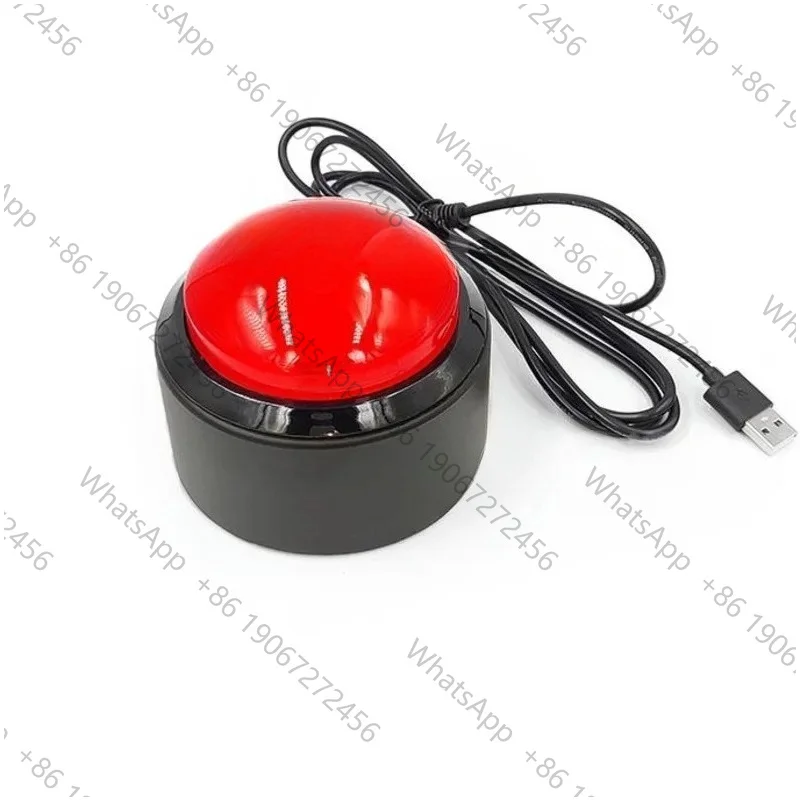 100mm Large  Buzzer  Lottery Draw Left Mouse   Space Ba Customized  Lottery Button USB