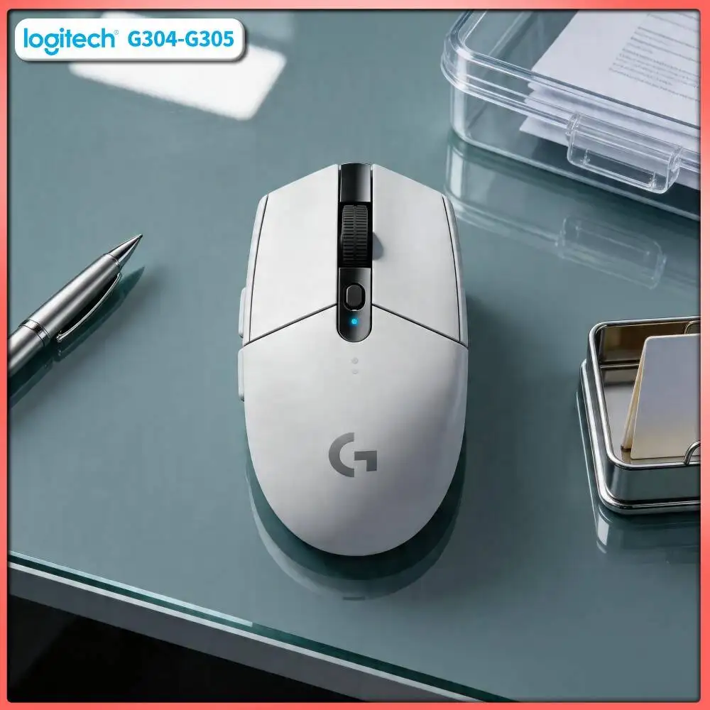 Logitech G305 Gaming Mouse with LIGHTSPEED Wireless, 12000 DPI HERO, 6 Programmable Buttons, 250h Battery, For PC and Mac