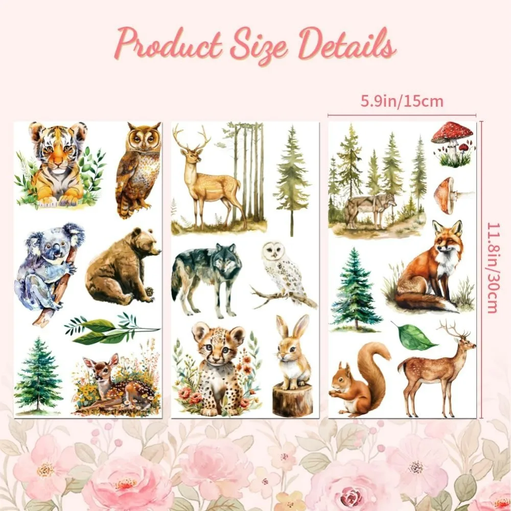 Rub on Transfer Decals for Furniture Crafts 6