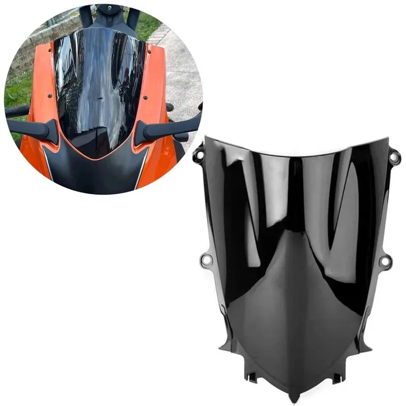 

Лобовое стекло для гонок на мотоциклах для Yamaha YZF-R15 V3.0 V3 YZF-R125 2019-2023, комплект тонированного аэродинамического козырька для спортивного велосипеда