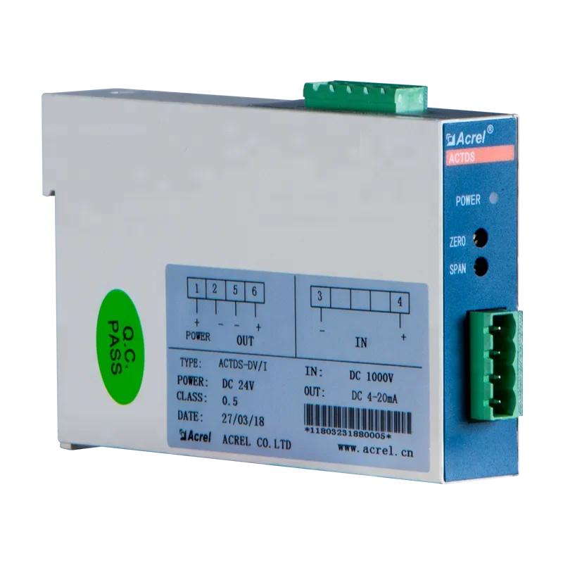 dc voltage sensor / dc voltage transducer with 0-1500V input