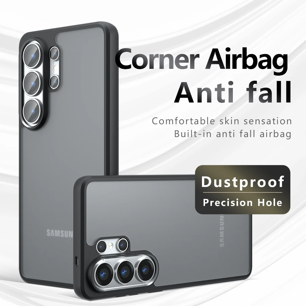 For Samsung Galaxy S26 Ultra TPU Border Case Cover 3D Intergrated Button Case Galaxy S26 S26+ Anti Drop Airbag Galaxy S25 Edge
