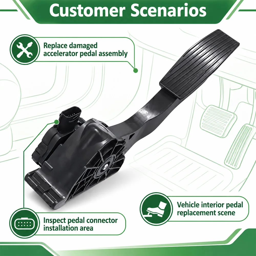 Accelerator Pedal Position Sensor Assembly for Chevrolet Malibu  2016-2019 Buick LaCrosse 2017-2019 84344895 84478055