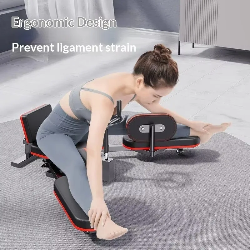 Gym Fitness Split Leg Muscle Adjustable Multifunction Steel Pipe Leg Stretcher Machine for Yoga Training
