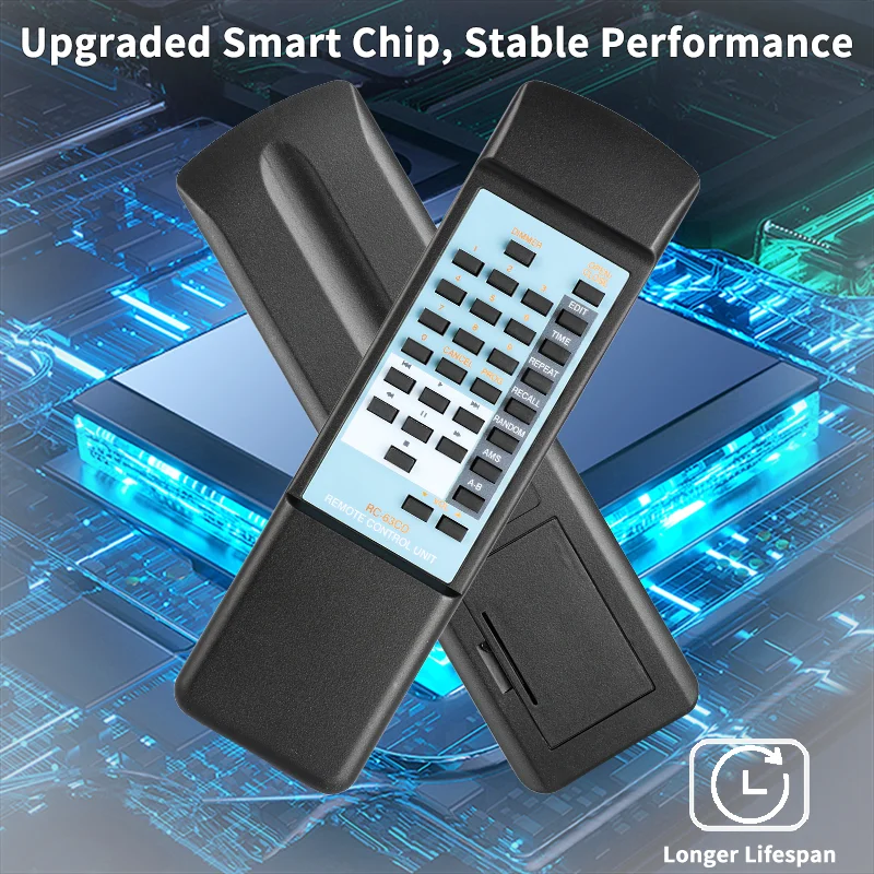 RC-63CD para reemplazo de Control remoto Philips Marantz, para reproductor de CD Philips Marantz CD-15 CD-40 CD-43 CD-53 CD-63 CD-67 CD-74