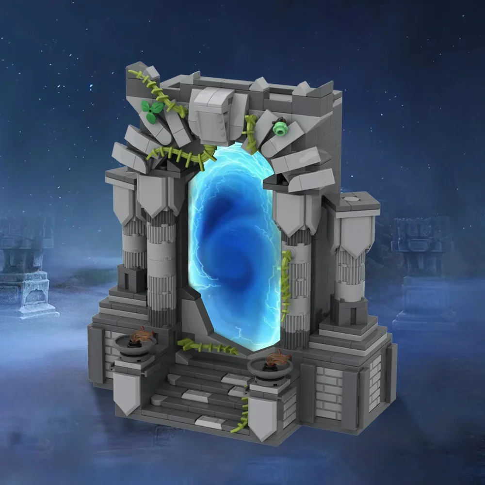 

Модель MOC Forgotten Portal Bricks Анимированный дождевой деталь для телефона для настройки вашего фэнтези Строительные блоки