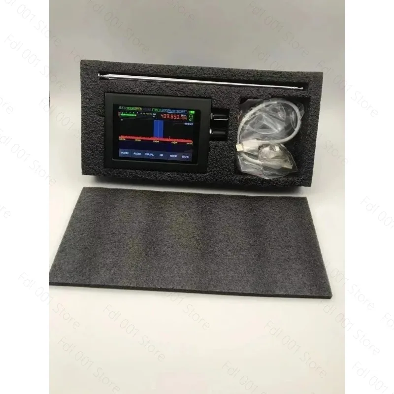 Handheld SDR Radio Receiver 50K 2G Full Frequency Range Offline Operation for Radio Hobbyist