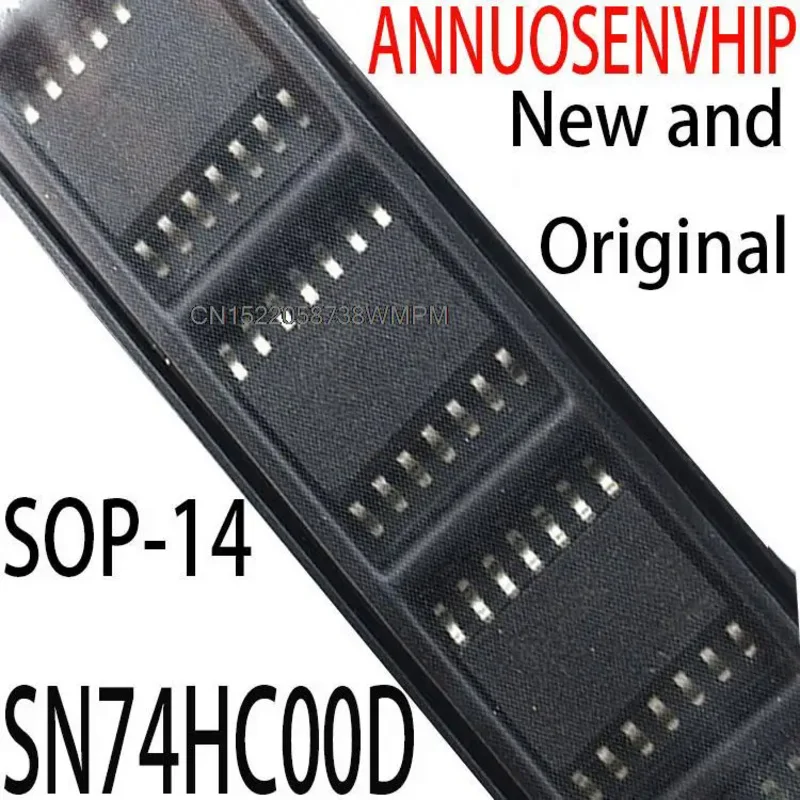 100PCS New and Original 74HC00 Quad 2-input NAND gate SMD logic 74HC00D SOP-14 SN74HC00D