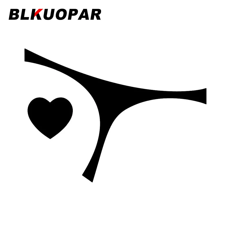 

BLKUOPAR Thong Love Heart Car Sticker Scratch-Proof Personality Die Cut Sunscreen Creative Funny Vinyl Fashionable Car Styling
