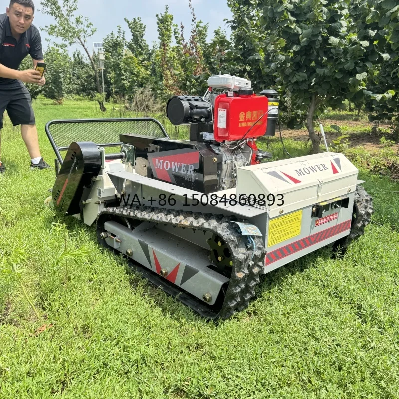 Lightweight Self-Propelled Zero-Turn Cordless Lawn Mowing Robot Intelligent Remote Control High Searched Engine Motor 1 Year