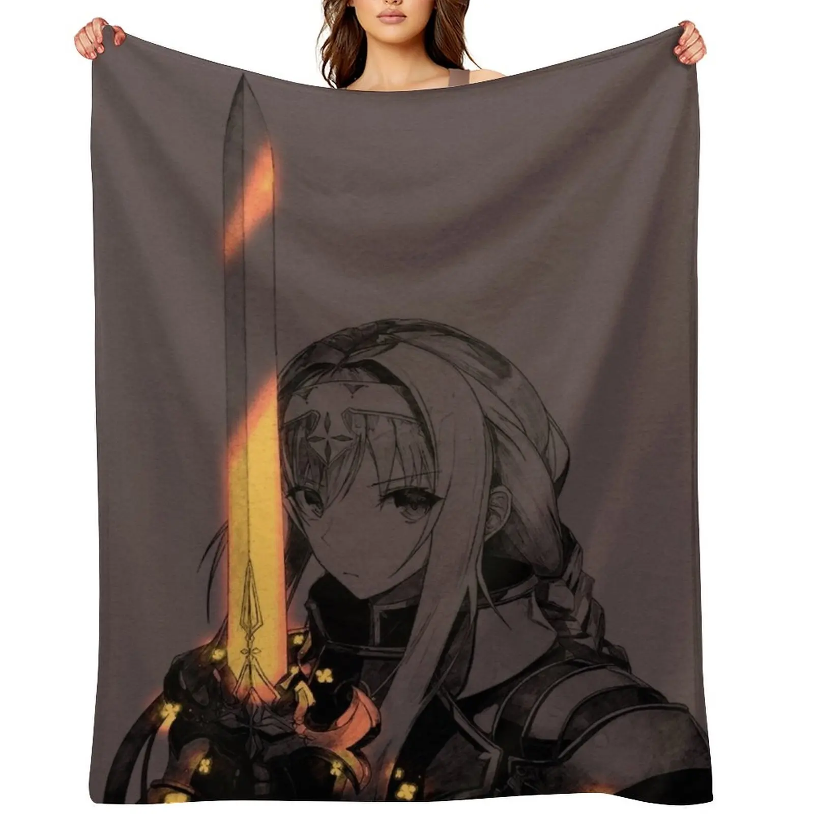

Pencil Crumbs Clover Knight Throw Blanket Decorative Sofa Luxury Brand cosplay anime christmas decoration Blankets