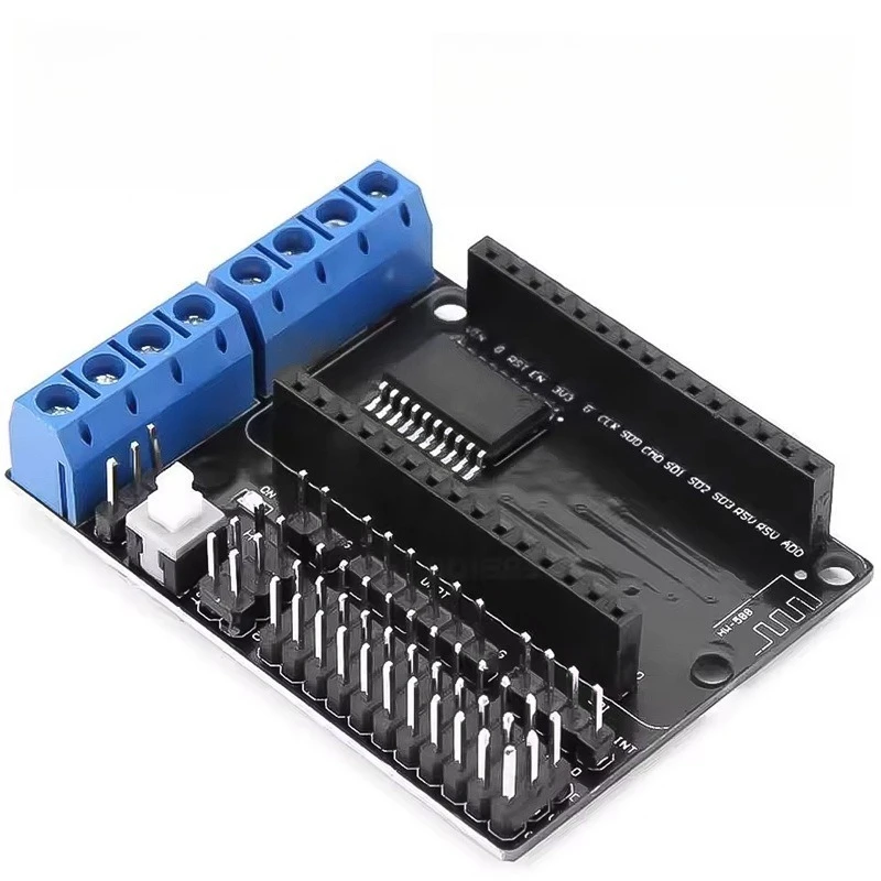 

WiFi Motor Driver Shield L293D ESP8266 12E Lua for Smart Car Robot IoT Remote Control Project Arduino Compatible