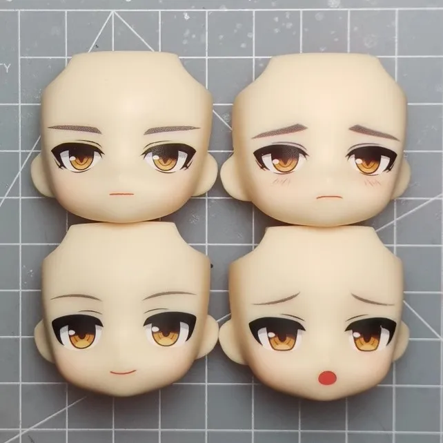 Cealus Ob11 Ob22 Viso Capelli 1/12 Bjd Bambola Fatta A Mano Acqua Adesivo Frontale Anime Gioco Cosplay Giocattolo Accessori