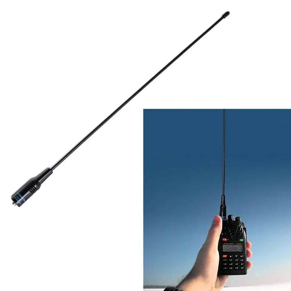 Jangkauan Diperpanjang untuk Antena NA771 untuk Walkie Talkie 40Cm Panjang 2 15 DB Gain Kompatibel dengan Model Wanita BF888S dan UV82