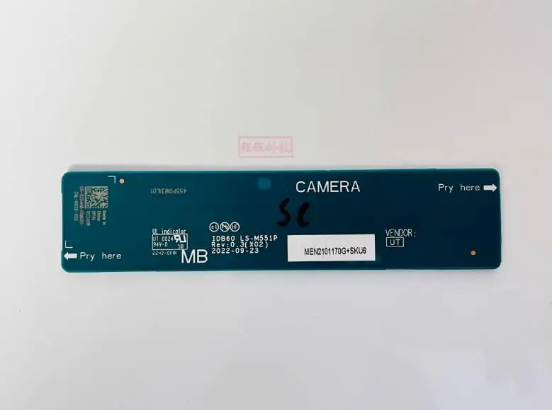 ORIGINAL STOCK CAMERA SCREEN Adaptor BOARD FOR DELL Precision 16 M5680  LS-M551P
