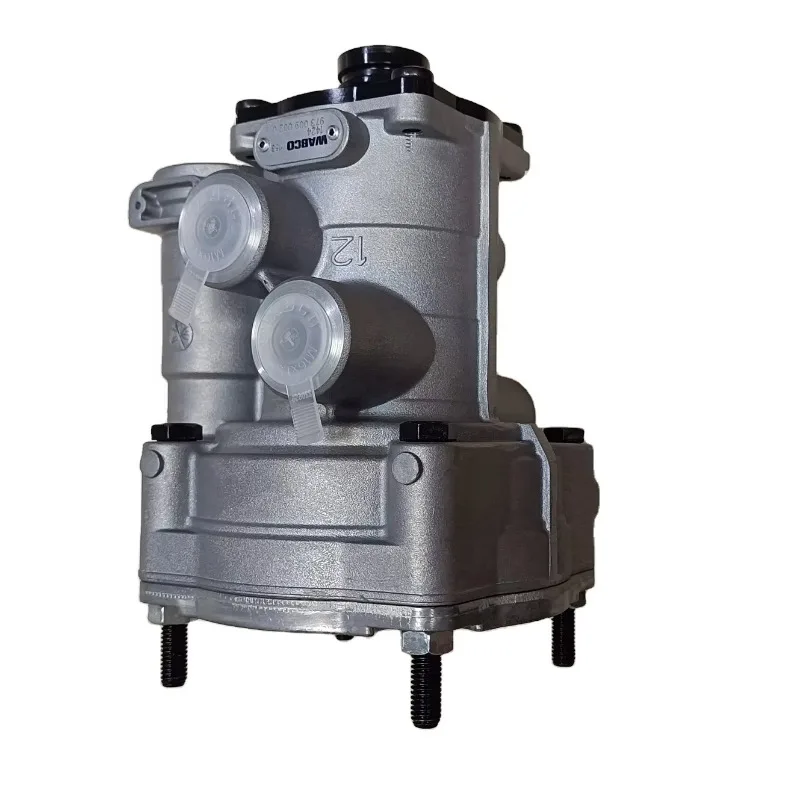 Válvula de relé de sistemas de freio de caminhão OE 9730090020 Válvula de reboque com acelerador - furo pequeno