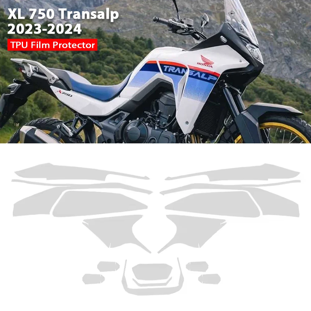 

For HONDA XL750 Transalp Motorcycle Paint Protective Film TPU Invisible Stickers Fits XL 750 TRANSALP Anti-scratch Paint Protect