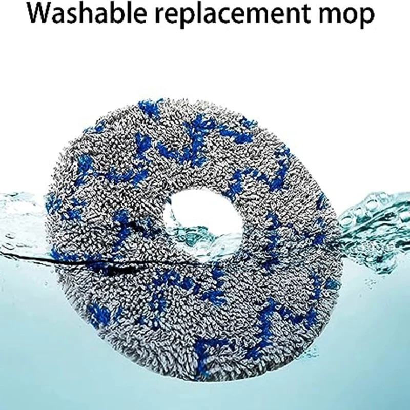 Для Ecovacs T10 TURBO/Deebot X1/OMNI/X1 TURBO запасные части для пылесоса, ткань для швабры, моющиеся подушечки для швабры, 12 шт.