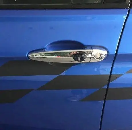 FUNDUOO For BMW X5 E70 2008-2013 Chrome Car Door Handle Cover Trim Sticker Styling Auto Accessories