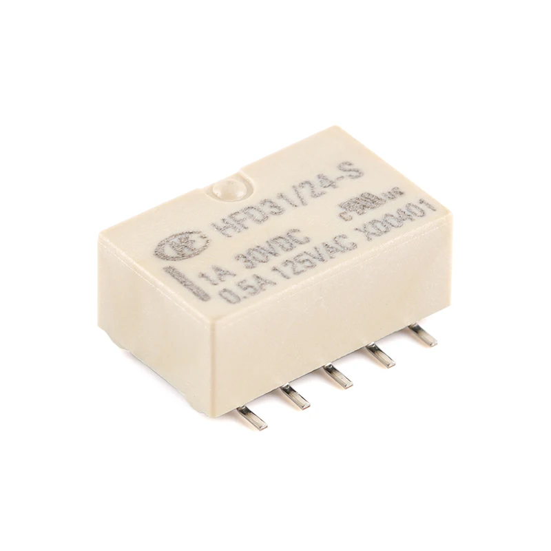 5Pcs/1pc Signal Relays HFD31/5 5VDC 12VDC 24VDC HFD31-5 HFD31-12 HFD31-24 DC 5V 12V 24V 1A 30VDC 0.5A 125VAC 10Pin Relais Rele