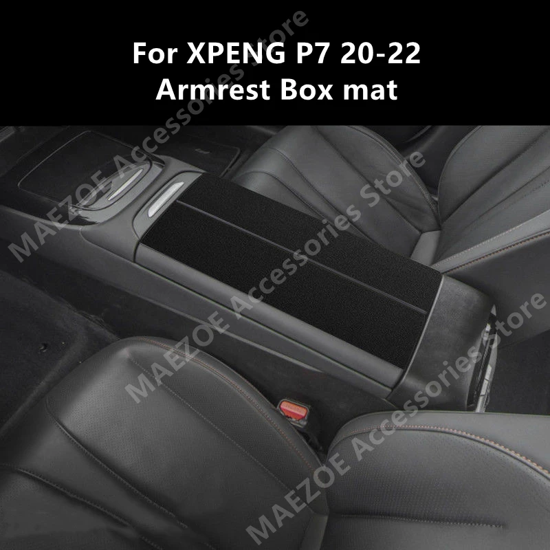 For XPENG P7 20-22 Armrest Box Mat,Car Interior Decoration Modification Accessories Refit