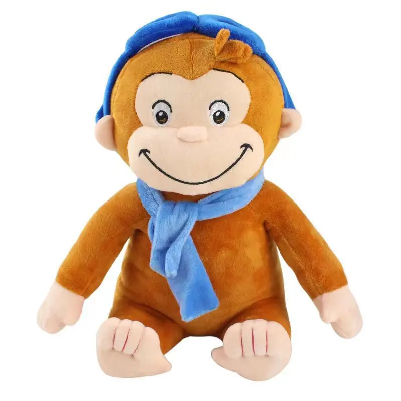 Curious Little Monkey George Plush Toy Doll Children's Holiday Gift