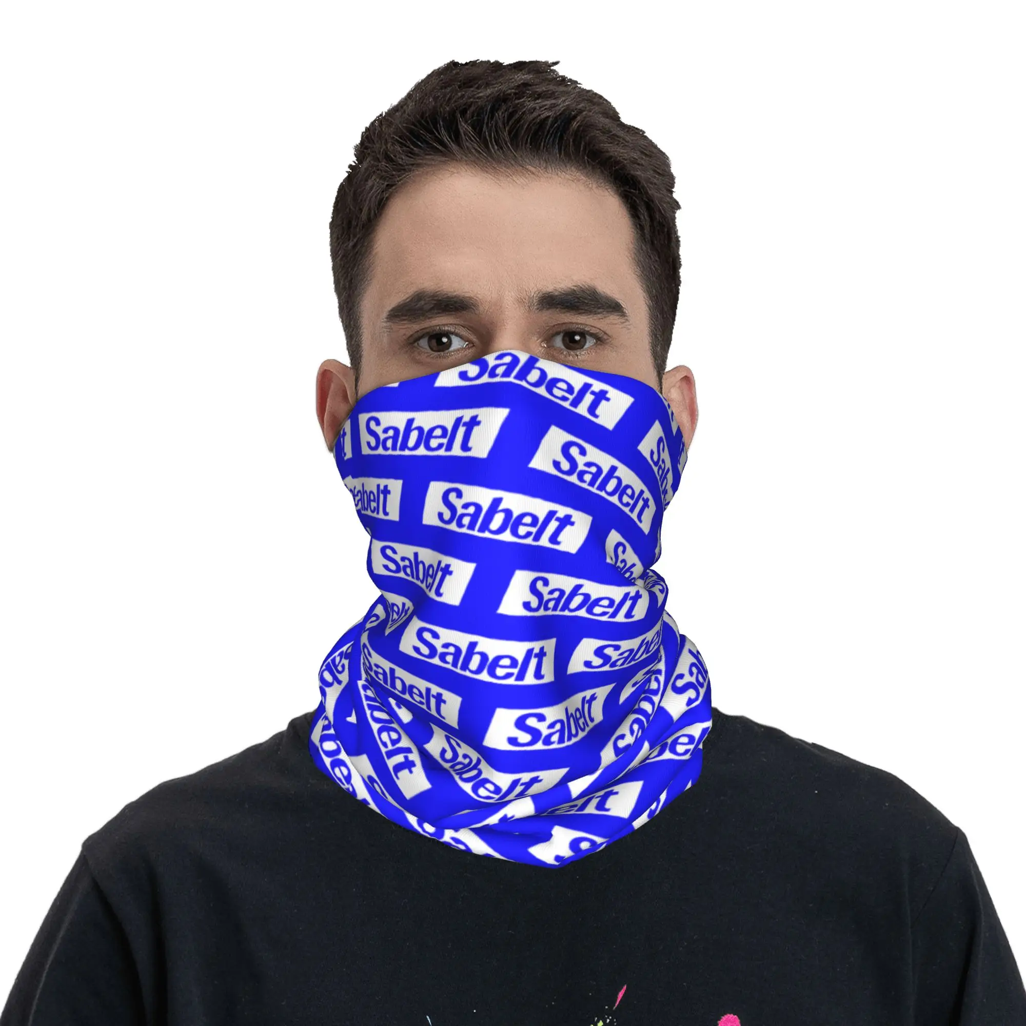 Custom S-Sabelted Winter Headband Neck Warmer Women Men Ski Running Tube Scarf Automobile Parts Manufacturer Face Bandana Gaiter