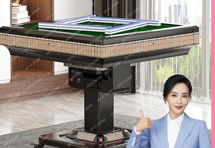 Mahjong Machine Tmall Genie Mute Technology Bass Mahjong Table Household Electric Heating Folding