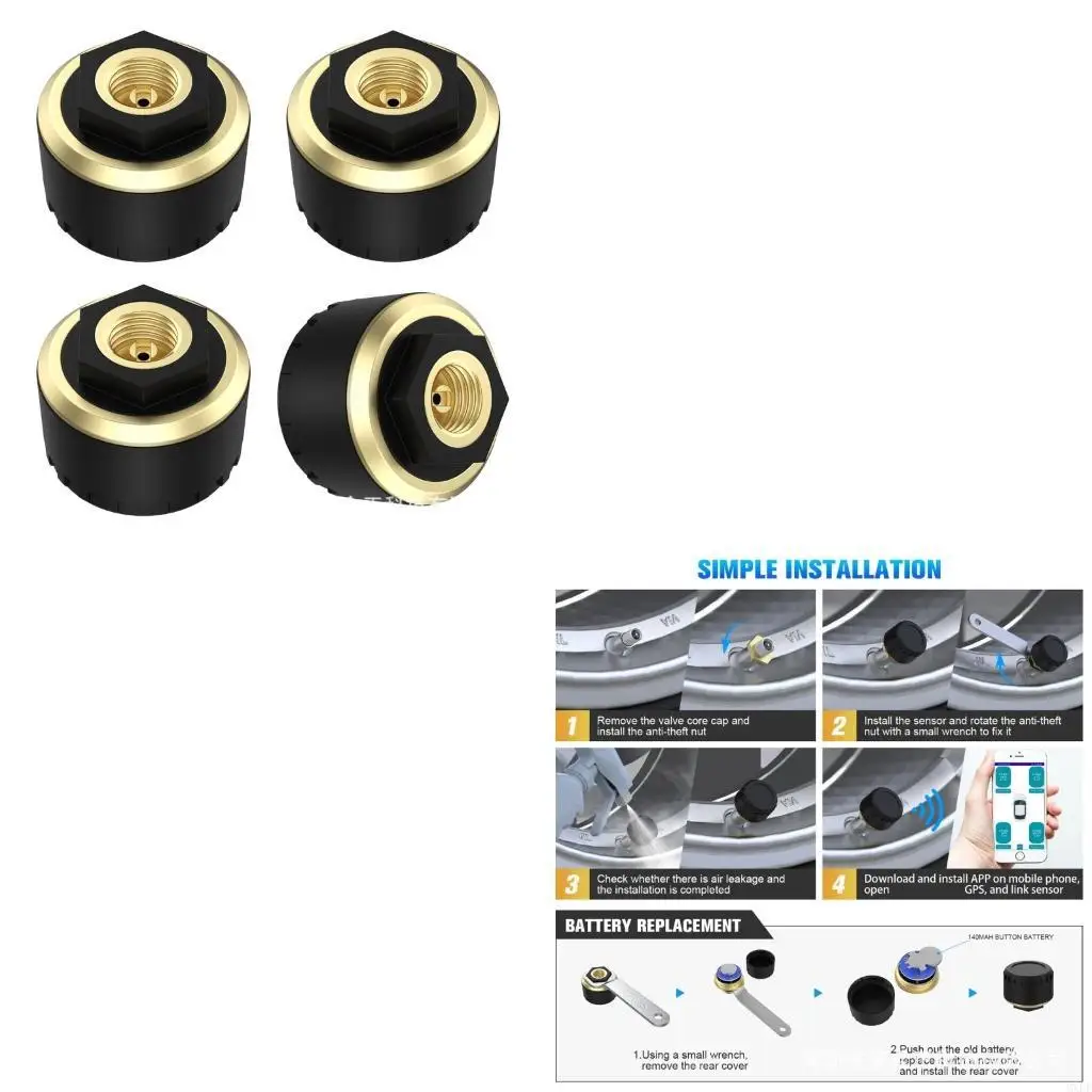 

Мотоциклетное давление мониторинг давления синего зубного соединения