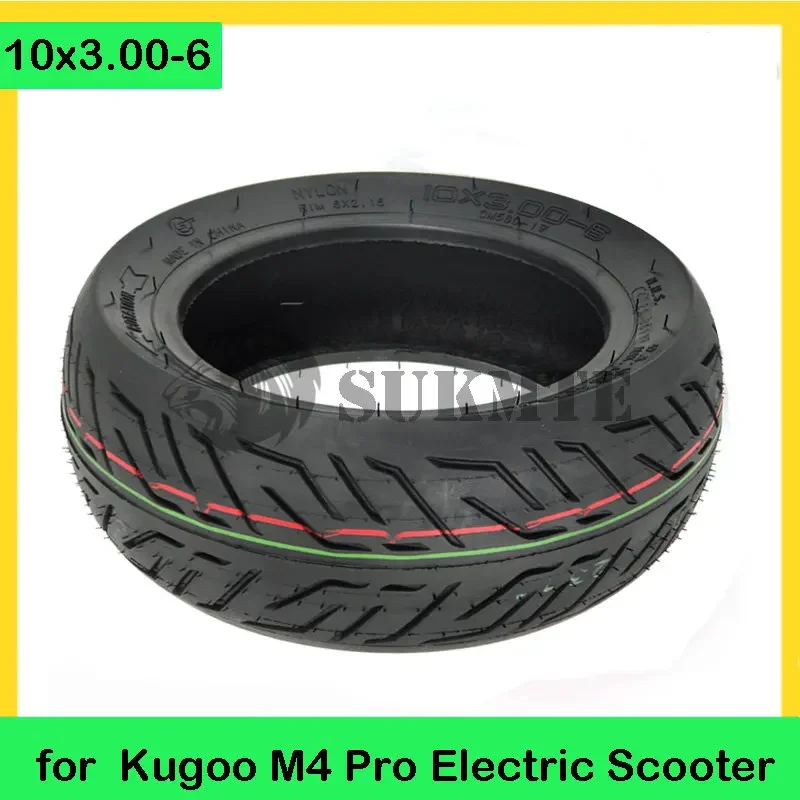 10x3.00-6 Tubeless Tire for Electric Scooter Kugoo M4 Pro 10 Inch City-road Vacuum Tire 10x3 Inch Tyre