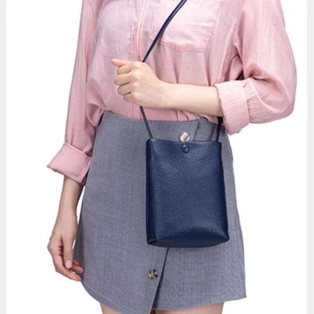 Prawdziwa skórzana torba na jedno ramię damska casualowa torba Crossbody designerska mała torebka szminka etui na telefon posłaniec dla kobiet
