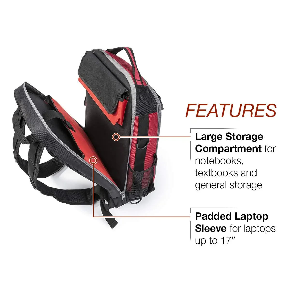 Lincoln Electric Welders All-in-One Backpack | Tool, PPE and Electronics Storage | Adjustable External Storage Net | K3740-1, Bl