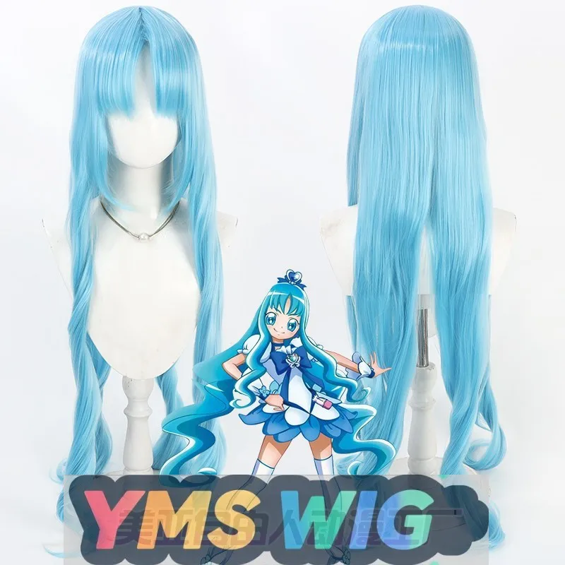 

[YMS WIG] "Heartcatch Pretty Cure Kurumi Erika Косплей Парик Длинные кудри",