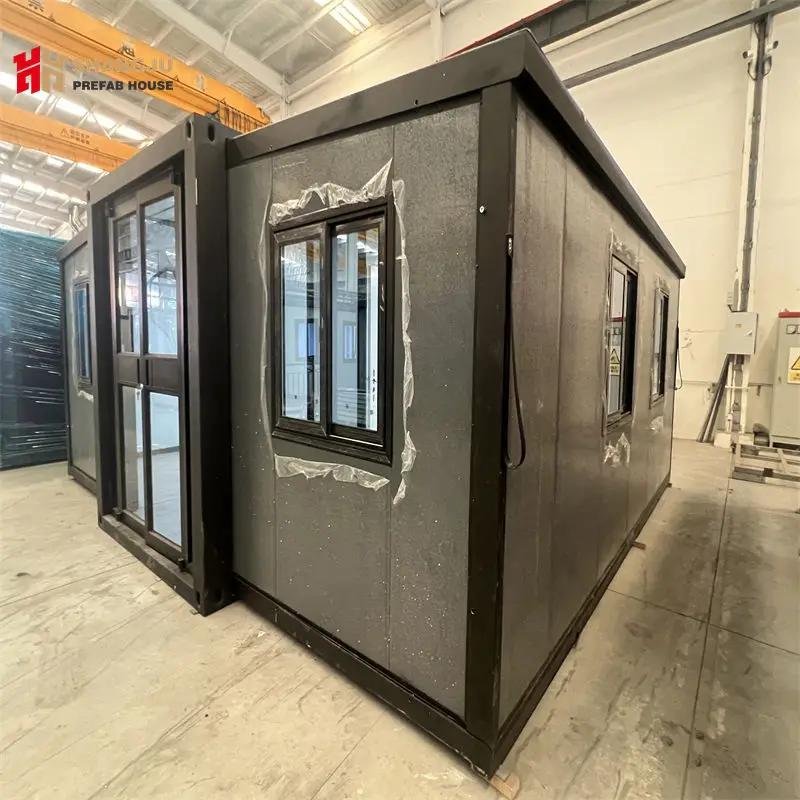 Casa de jardín personalizada, casa de verano de madera para exteriores con acero y paneles sándwich para uso en apartamentos o bares domésticos.