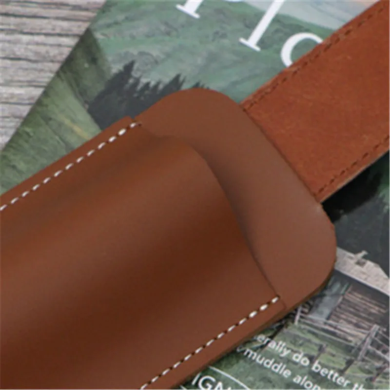 

Outdoor Fit-5-Inch Knife Case, Portable Leather Sheath for Folded Knife's Protection & Regimentation
