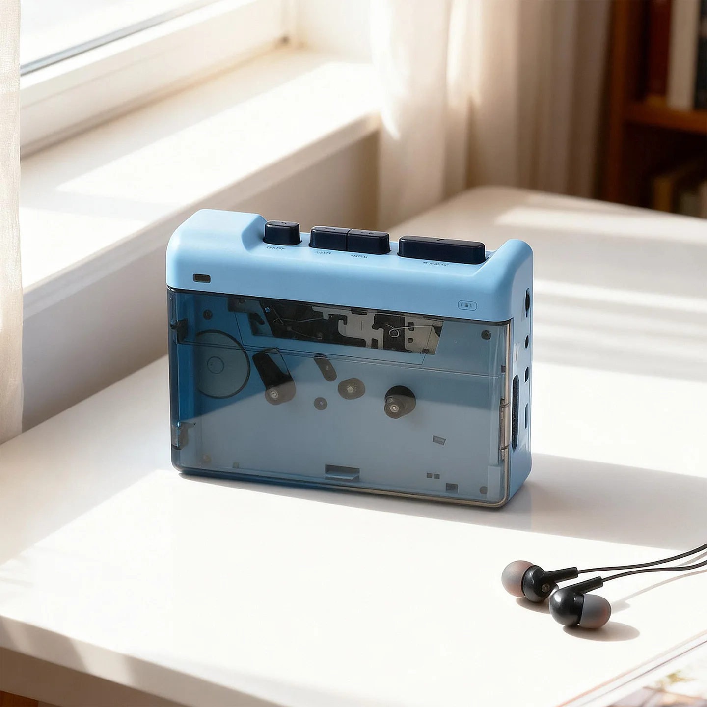 New magnetic tape machine visualization copper flywheel bass effect outdoor portable cassette cassette machine