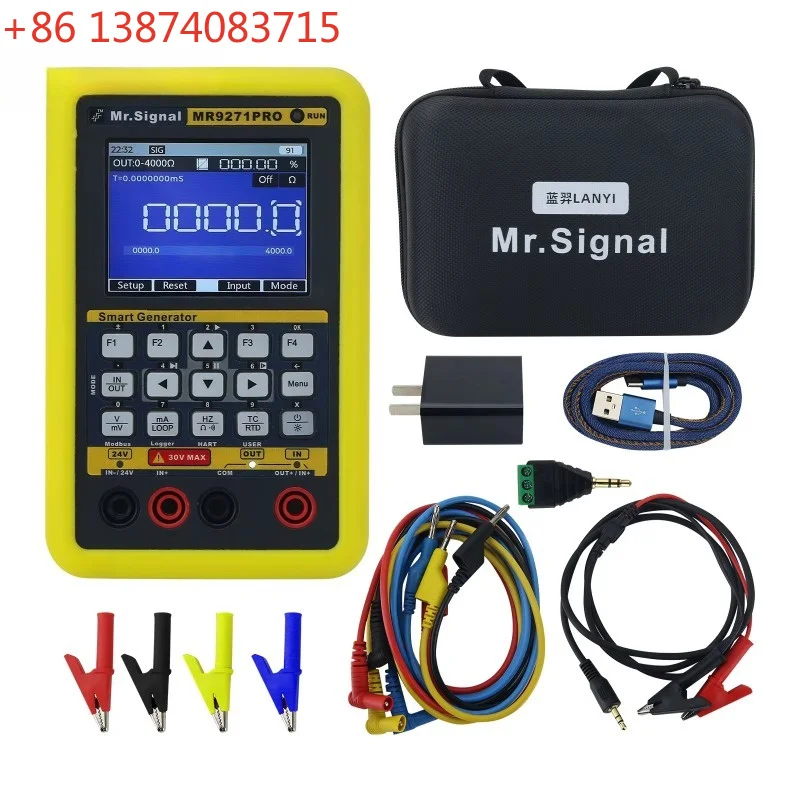 MR9271PRO Multifunctional Signal Generator 4-20mA HART Communicator Simplex/Duplex Mode for Modbus Debugging