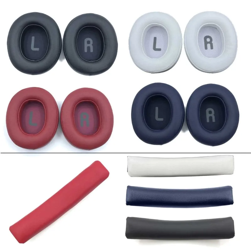 Replacement Leather Earpads Headband Ear Pads Cushion Cover Muffs Repair Part For JBL Tune 700BT 710BT 760NC 750BTNC Headphones