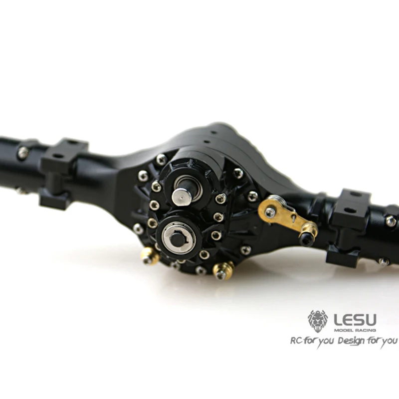 LESU Metal Rear Axle Differential Lock Q-9018 for 1/14 Tamiyaya RC Tractor Truck Radio Controlled Electric Car Model Toy TH02057