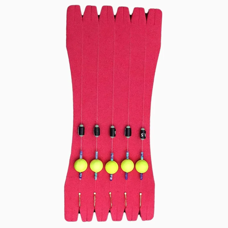 

5pcs Fishing Hair Rigs Hook Ready Made Carp Hook Size 3#4#5#6#7# Carp Rigs Lure Tackle