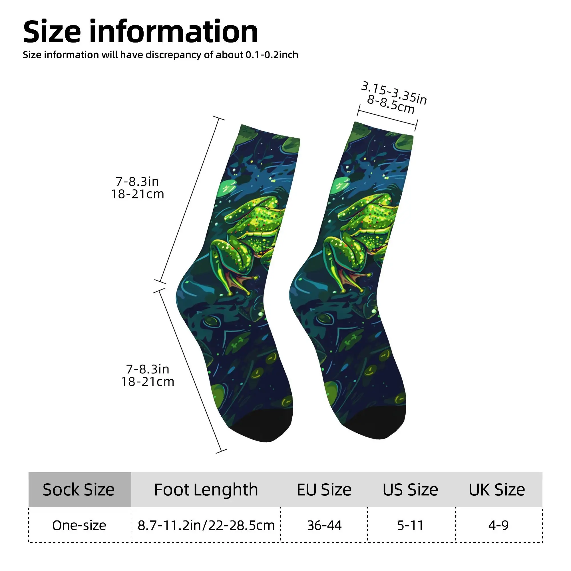 How Long Can Frogs Live Frog Socke Bedruckter Mann Polyester Mode