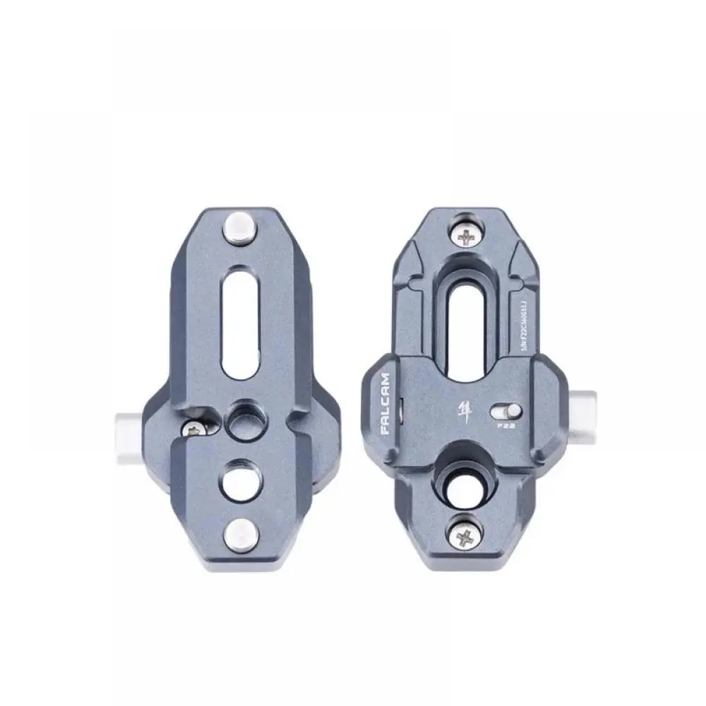 FALCAM F22A3807 F22 to NATO Rail Adapter with Quick Release Mount 1/4 inch Threaded Hole Aluminum Alloy Base Plate