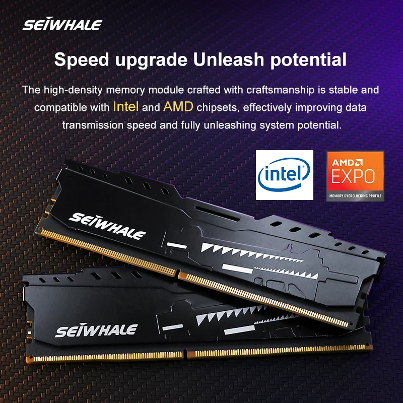 SEIWHALE Memory DDR4 8GB 16GB 2666MHz 3200MHz Desktop Memoria Ram